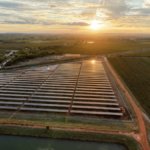 Aerial view of Casella Family Brands solar farm