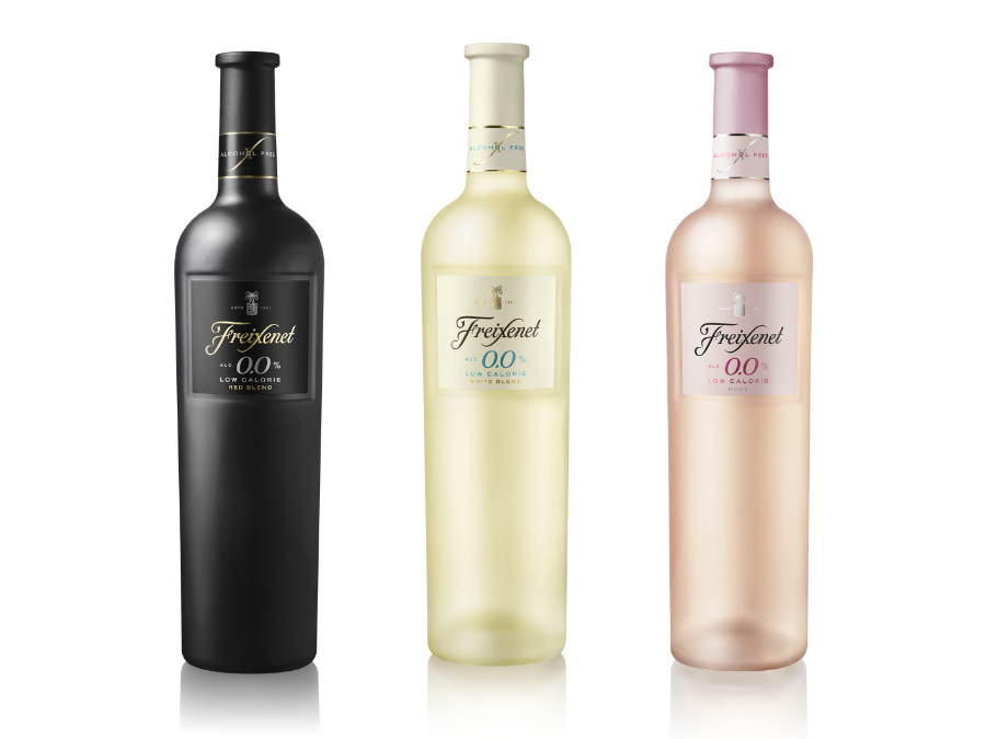 Three varietals from Freixenet 0.0% still wine portfolio