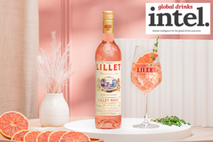 Bottle and serve of Lillet Rose