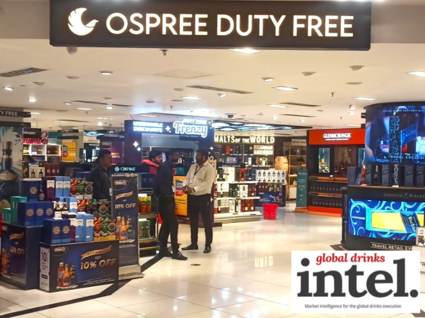 Interior of Ospree Duty Free outlet