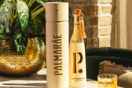 Bottle of and box for Palmaráe Gin Premier Cru
