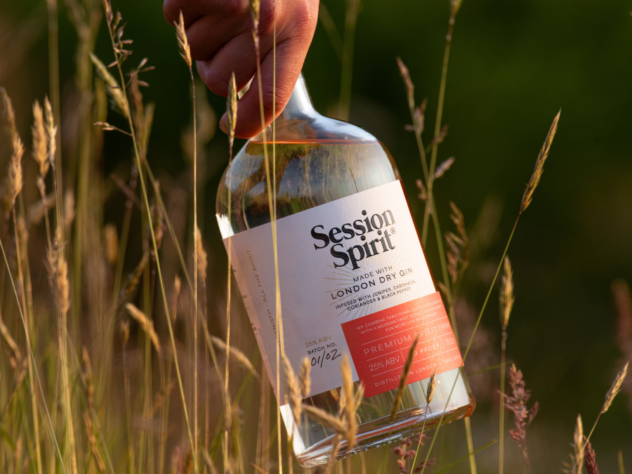 Bottle of Session Spirit London Dry
