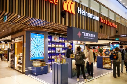 Teremana Tequila display at Sydney airport