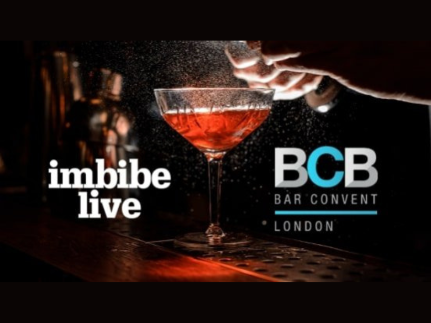 Logos for Imbibe Live and BCB London