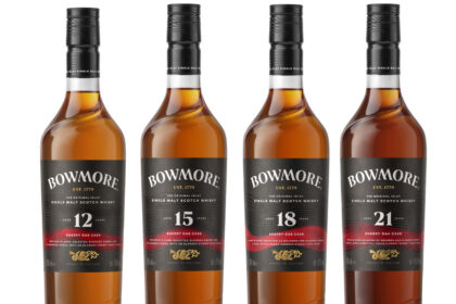 Four expressions in the Bowmore Sherry Oak Collection