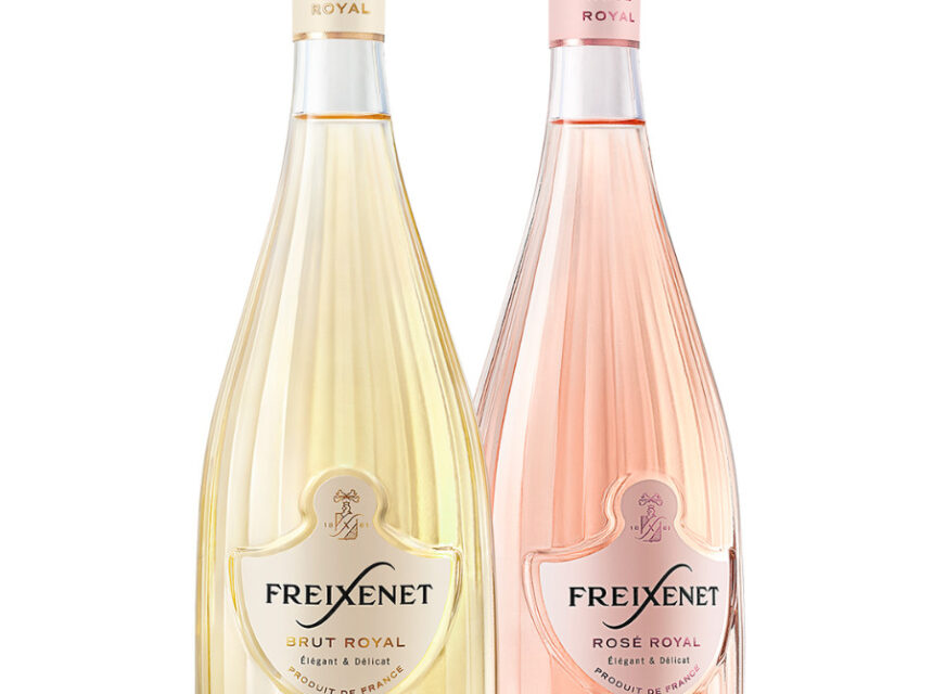 Two bottles of Freixenet Royal