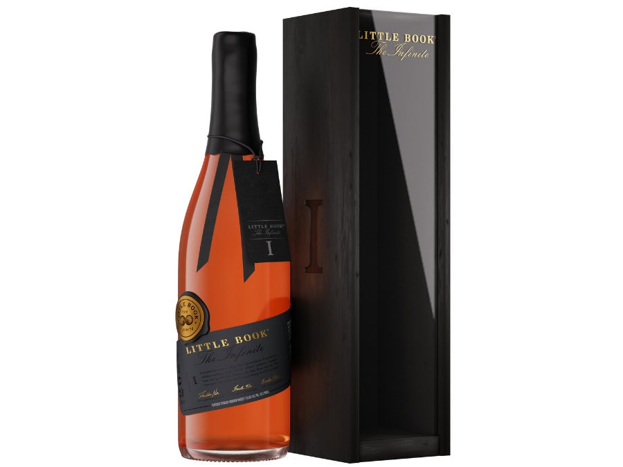 Bottle of and box for Little Book The Infinite Edition 1.