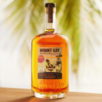 Bottle of Mount Gay rum