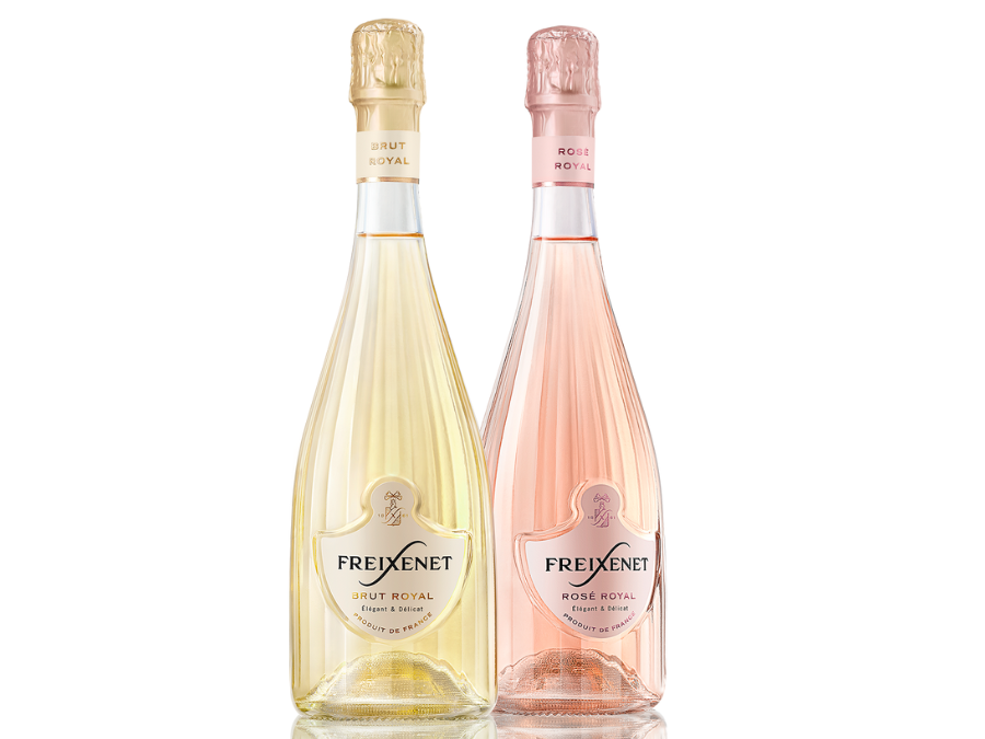 Bottles of Freixenet Brut Royal and Rosé Royal