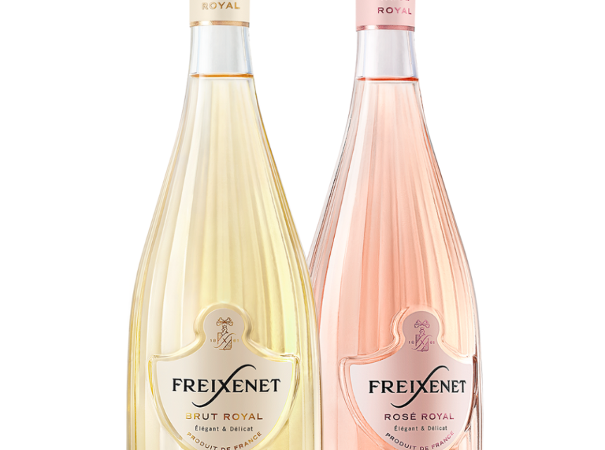 Two bottles of Freixenet Royal