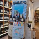 In-store display for Greek Wine Month in the UK