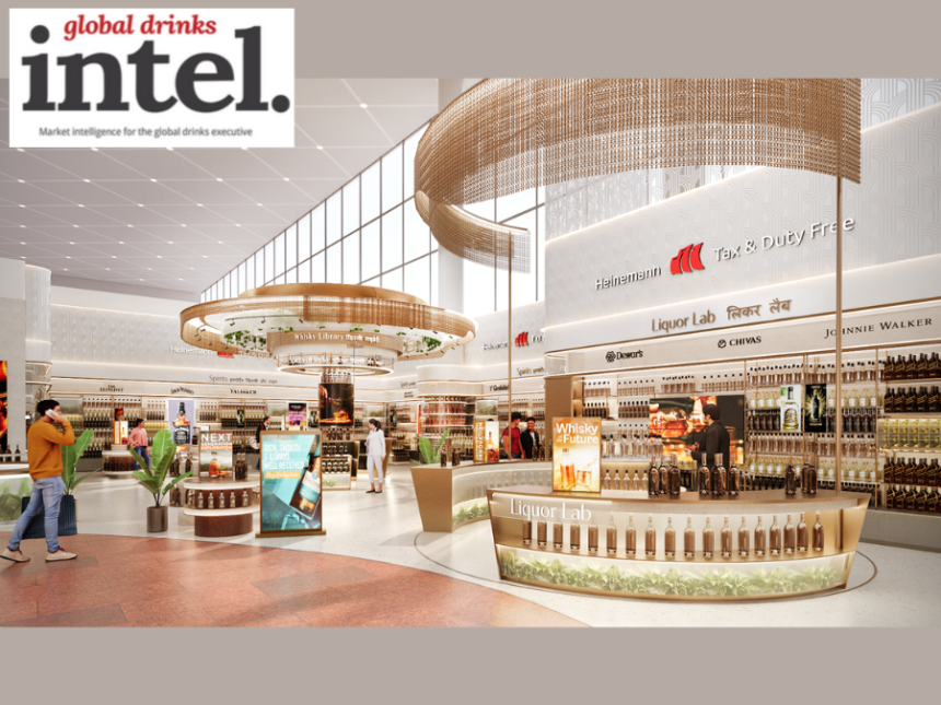 Render of Heinemann outlet at Noida airport in India