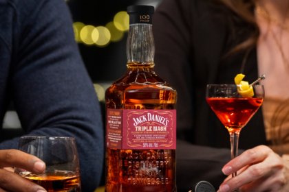 Bottle of Jack Daniel's Triple Mash