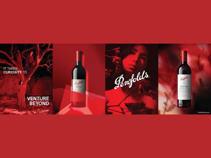 Still advert from Penfolds marketing campaign
