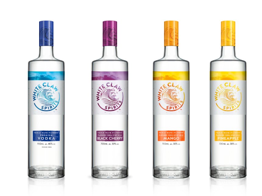 Four expressions of White Claw vodka