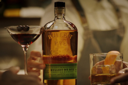 Still image from marketing campaign for Bulleit