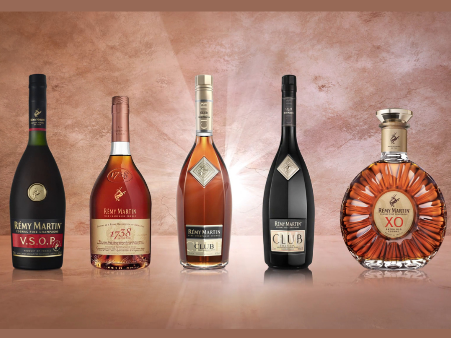 Five Remy Martin expressions