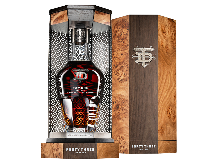 Bottle of and box for Tamdhu 43-Years-Old
