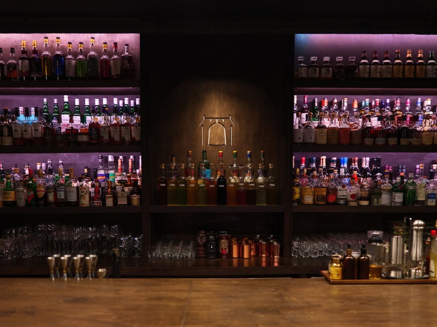 Interior of Zeya bar in Seoul