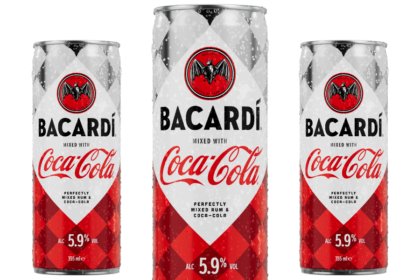 Can of Bacardi Mixed with Coca-Cola