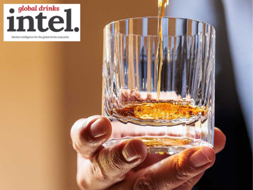 Glass of aged spirit