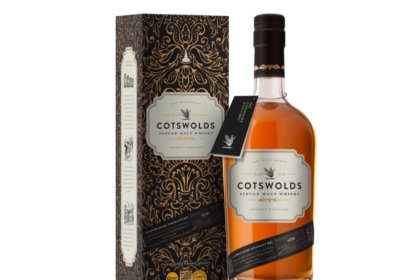 Bottle of and box for Cotswolds Signature Single Malt Whisky