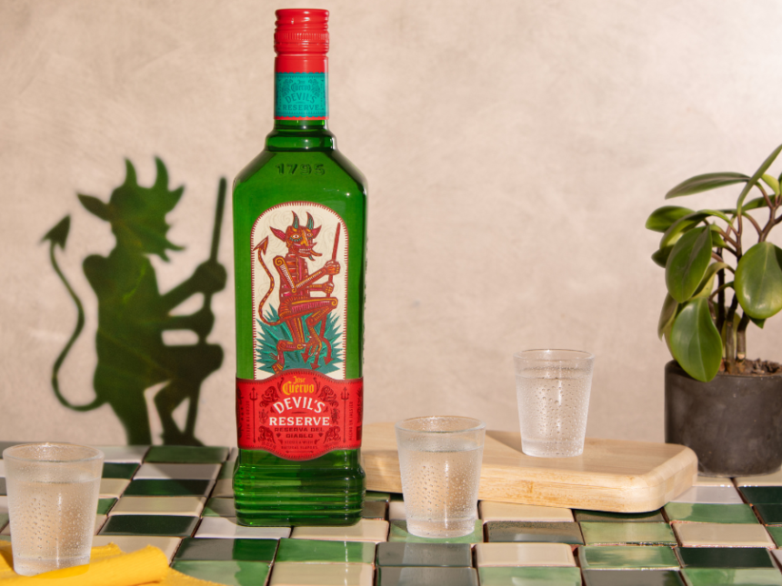 Bottle of Jose Cuervo Devil’s Reserve