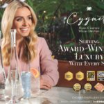 Katherine Jenkins OBE with the Cygnet Gin range