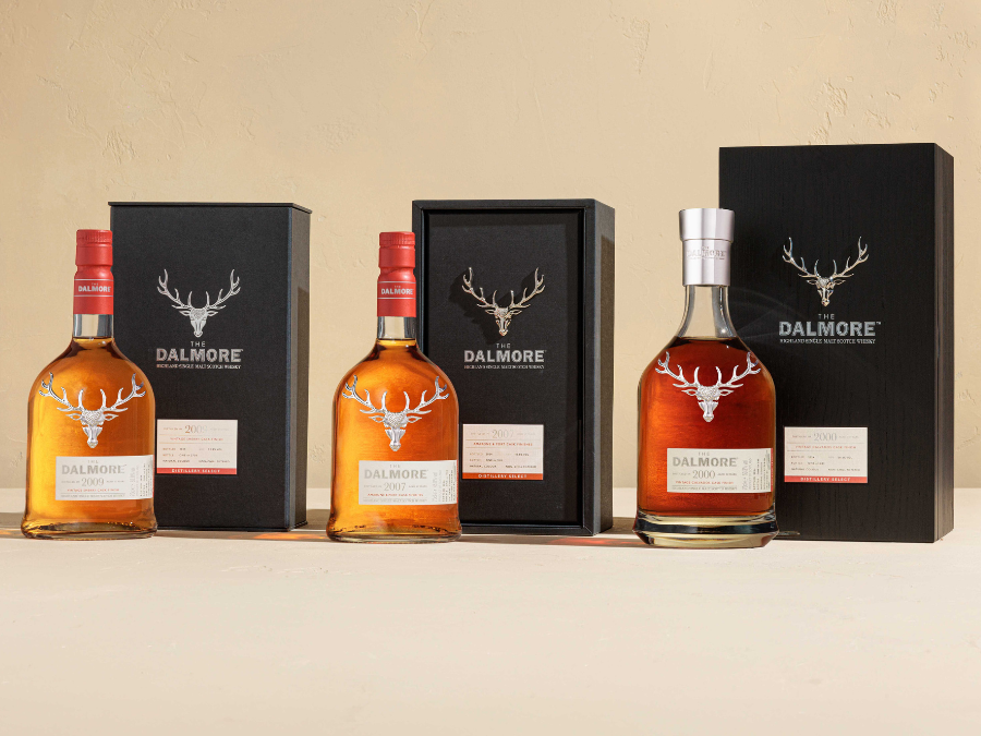 Three expressions in Dalmore's Distillery Select Series