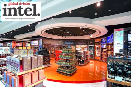Interior of alcohol section at Dubai Duty Free