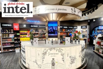 Generous Gin pop-up in global travel retail