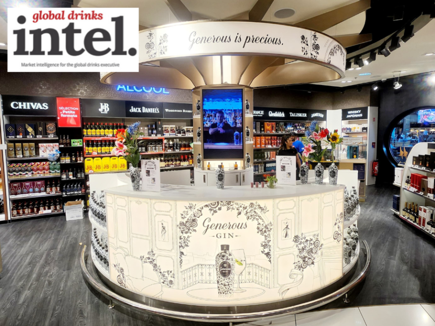 Generous Gin pop-up in global travel retail