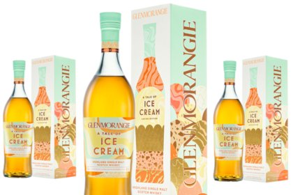 Bottle of and box for Glenmorangie A Tale of Ice Cream