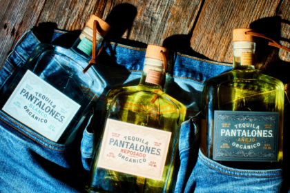 Three expressions of Pantalones Organic Tequila