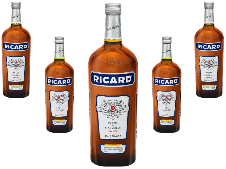 Bottles of Ricard