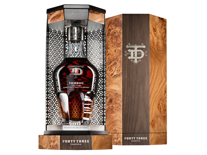 Bottle of and box for Tamdhu 43-Years-Old