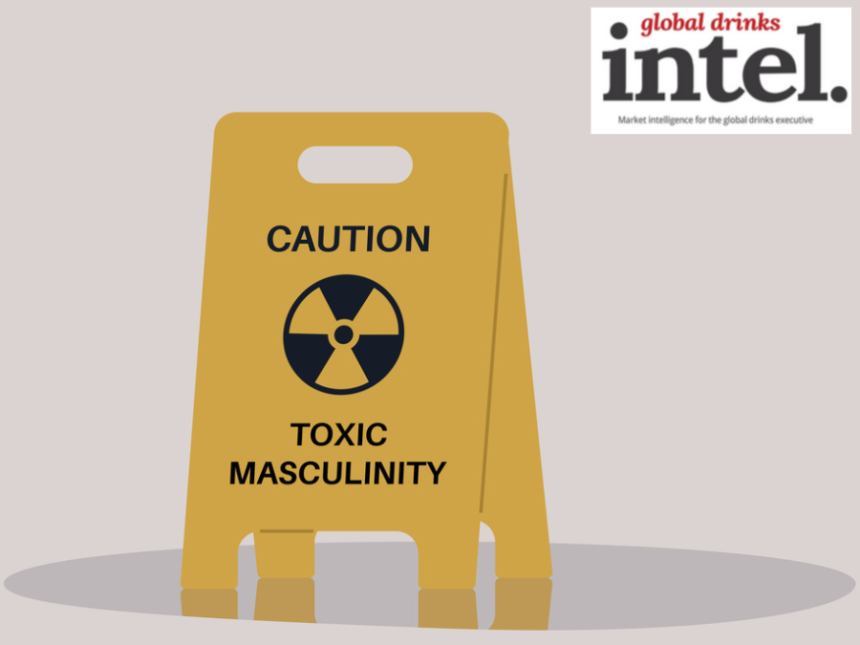 Mocked-up signage warning of 'Toxic Masculinity'