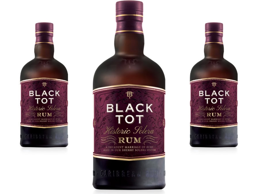 Bottle of Black Tot Historic Solera Rum