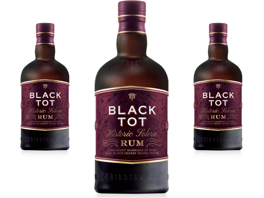 Bottle of Black Tot Historic Solera Rum