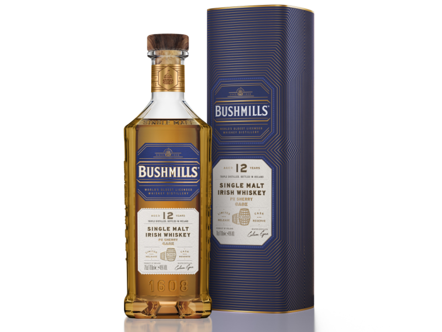 Bottle of and box for Bushmills 12 Year Old