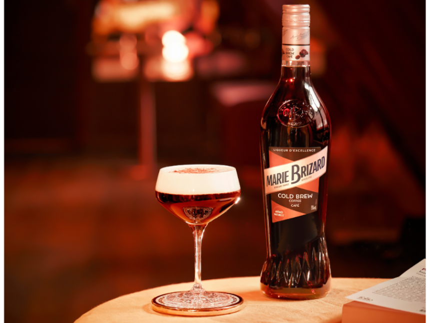 Bottle of Marie Brizard Cold Brew liqueur