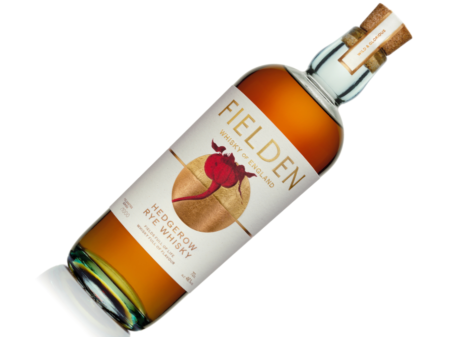 Bottle of Fielden Hedgerow Rye Whisky