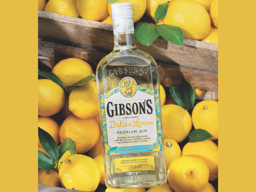 Bottle of Gibson's Italian Lemon