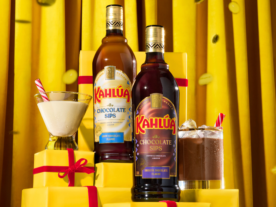 The two variants in Kahlúa Chocolate Sips line extension