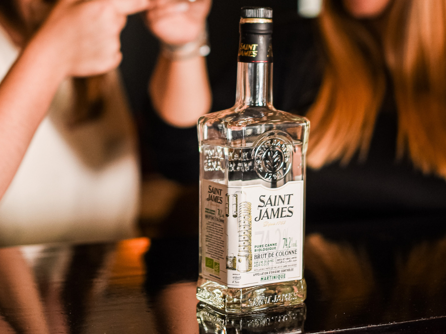 Bottle of Saint James Organic