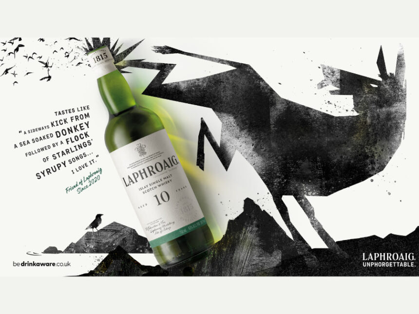 Still image advert for Laphroaig