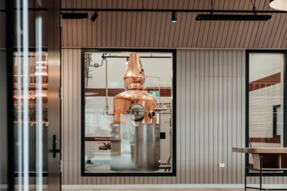 Interior of Lighthouse Gin distillery