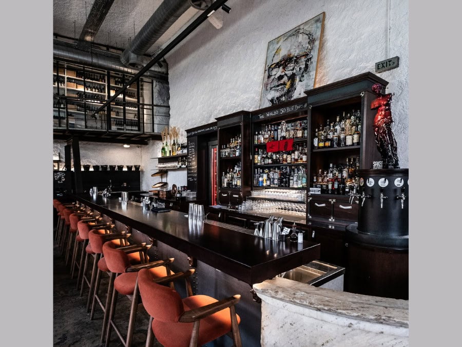 Interior of Line Bar in Athens