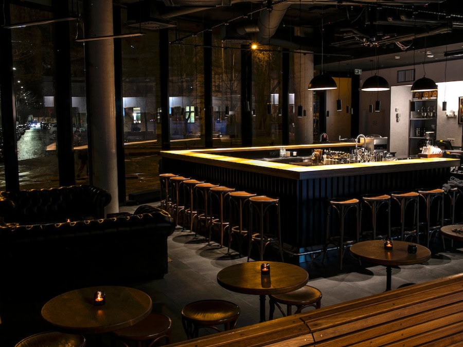 Interior of Liquid Office in Prague