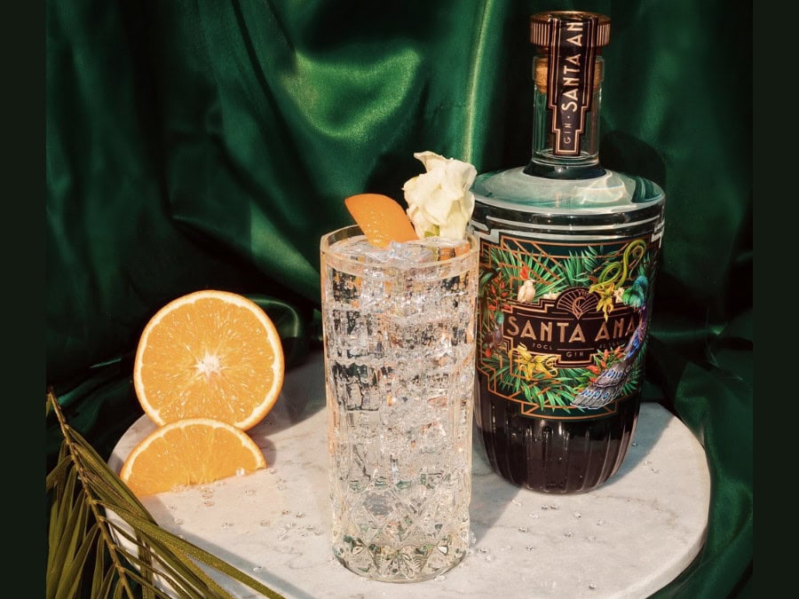 Bottle of Santa Ana gin